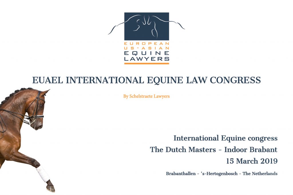 EUAEL International Equine Law Congress 2019 European Us Asian Equine